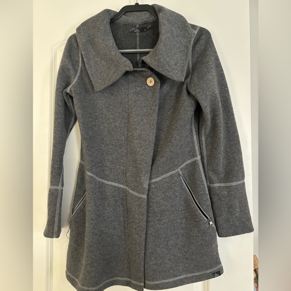 Prana zip-up sweater Womens S